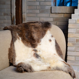 Himalayan Sheepskin | Short Wool | 37 in Dark Spotted