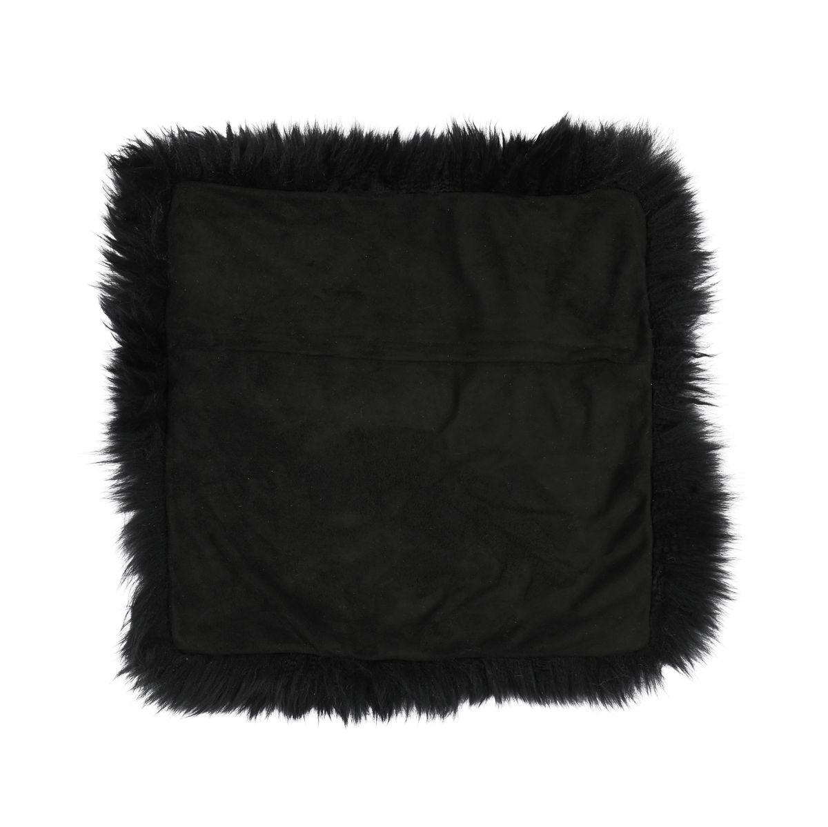 Cushion Cover | Long Wool | New Zealand Black