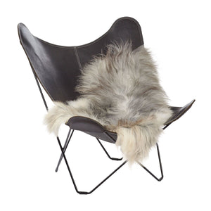 Icelandic Sheepskin | Long Wool | 47+ in Natural Grey