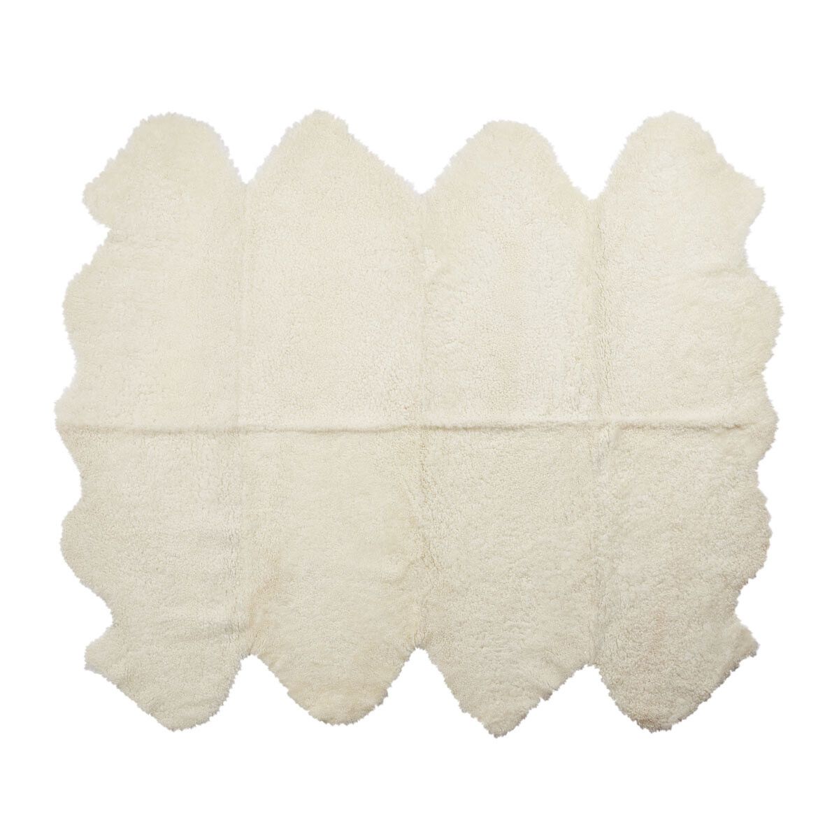 New Zealand Sheepskin | Short Curly Wool | Rug 71x84 in