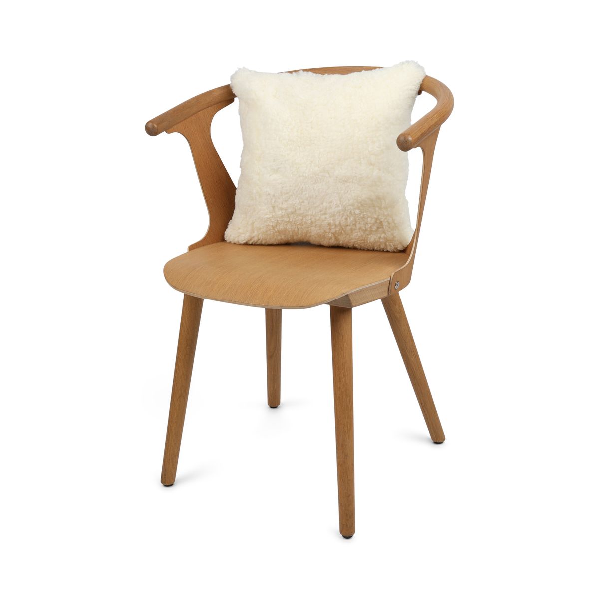 Sheepskin Cushion | Short Wool | New Zealand |  Square White