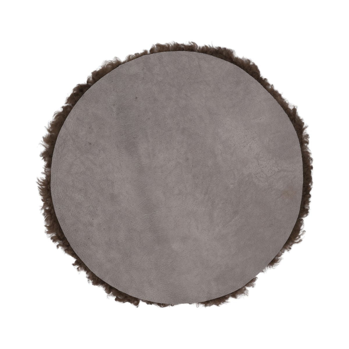Short Wool Seat Cover | New Zealand | Round Mushroom