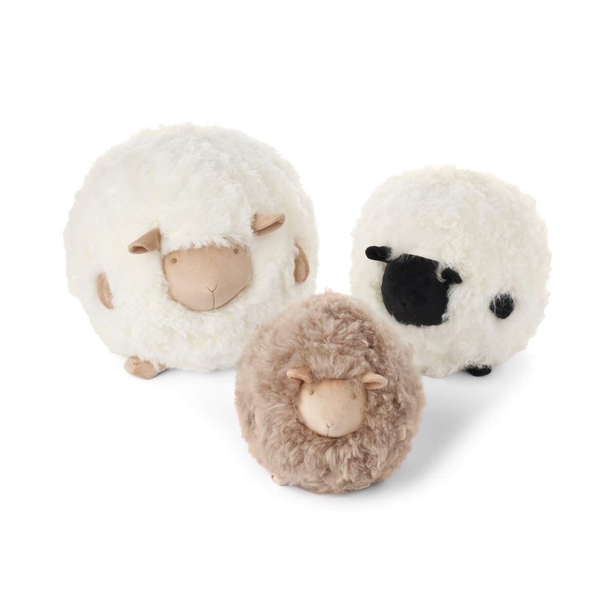 Cute Sheep Cushion  | D8 in Beige/White
