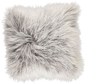 Curly Cushion | 24x24 in | 16x16 in Ash/Snow