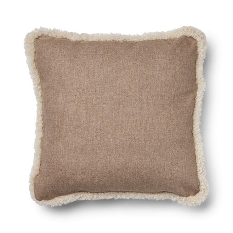 Short-Wool Sheepskin Cushion | SW trim | 52x52 cm