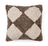 Short-Wool Curly Sheepskin Cushion | 40x40 cm