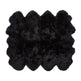 New Zealand Sheepskin | Long Wool | Rug 180x214 cm Black