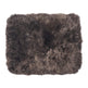 Sample Long Wool Sheepskin Design Rug 32x42 cm Walnut