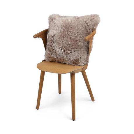 Sheepskin Cushion | Long Wool | New Zealand | Square Dove