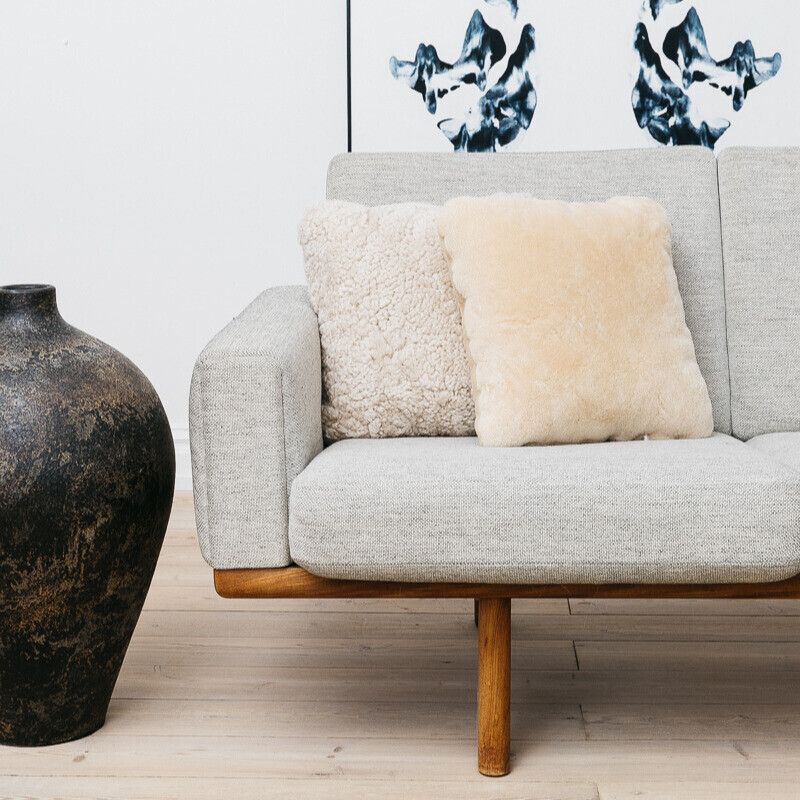 Moccasin Cushion | Doublesided | 16x16 in Chestnut