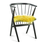 Curly Sheepskin Seat Cover Lemon