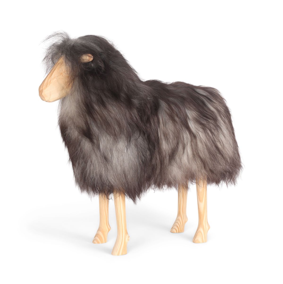 Signature Standing Sheep | Medium Natural Grey