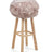 Theo Bar Stool + Cover | Oak Legs | New Zealand Sheepskin Dove