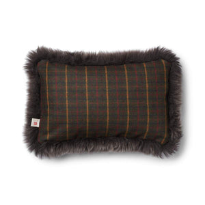 One Side Cushion | LW | 34x52 cm Kilberry Fir-Dark Green/Walnut