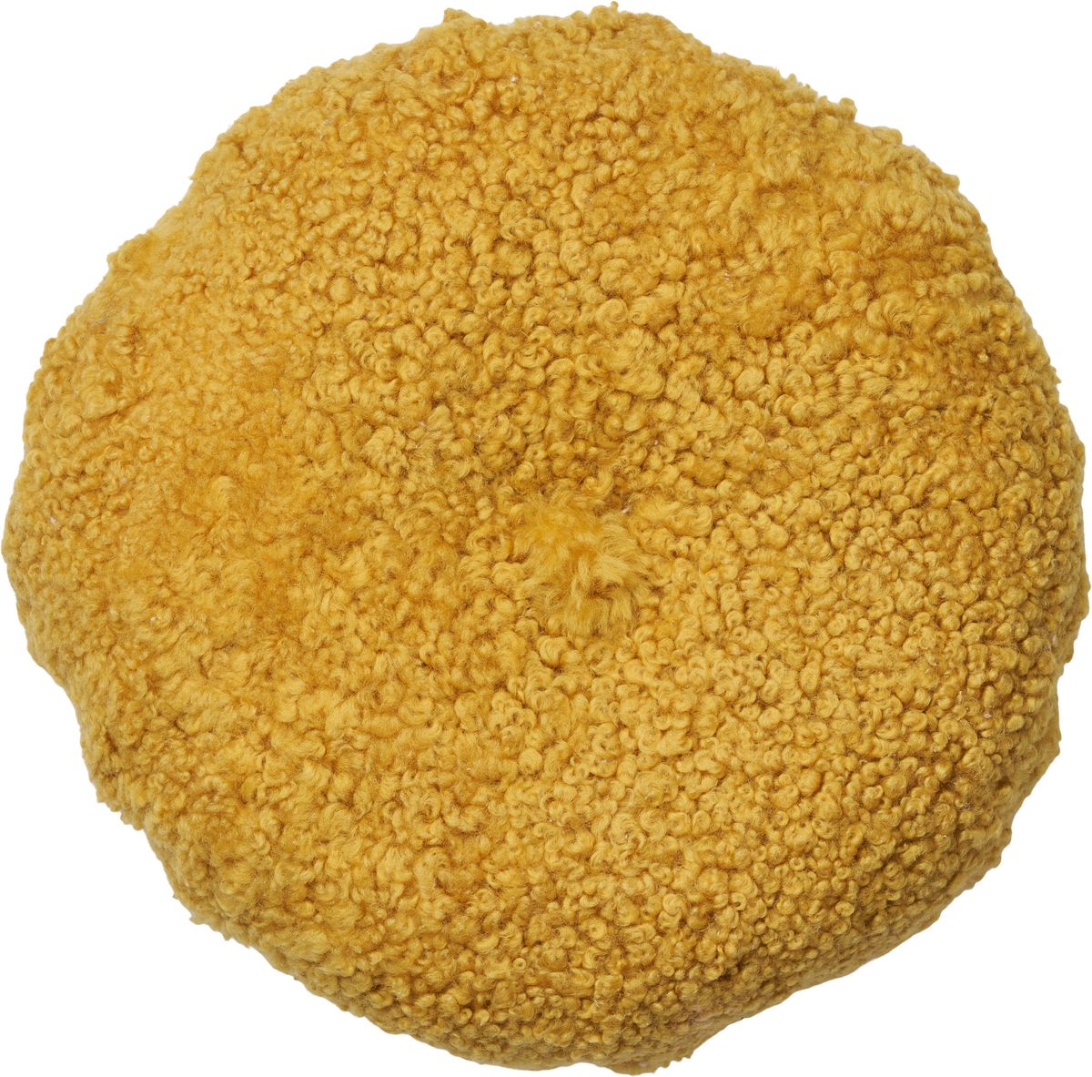 Round Cushion | Doublesided | D16 in Coral Yellow