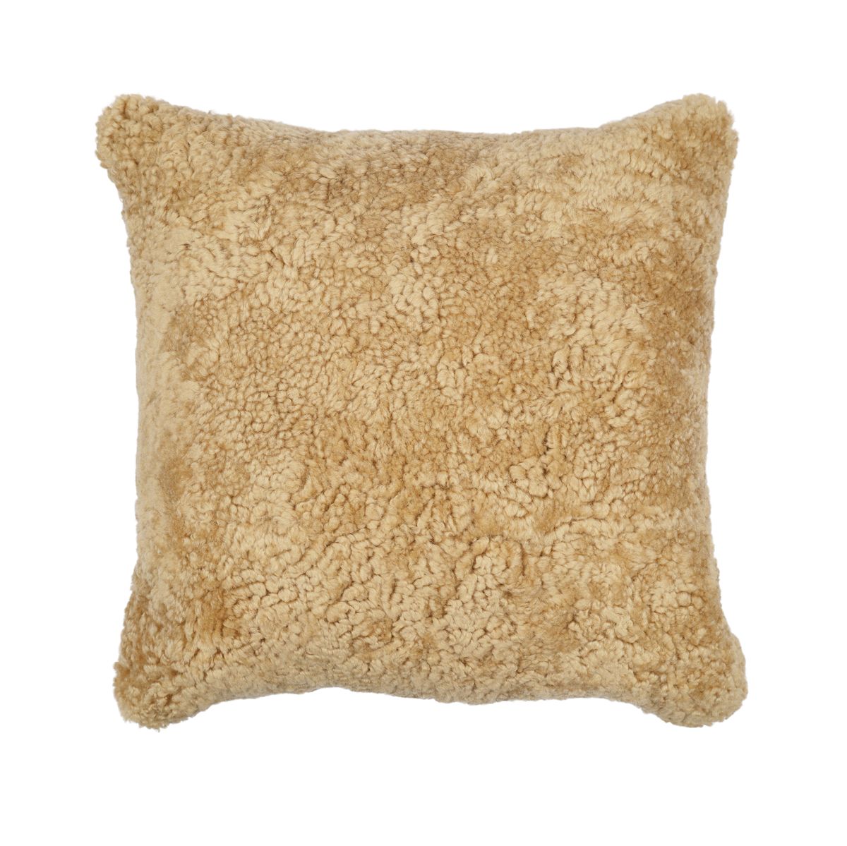 Sheepskin Cushion | Short Wool | New Zealand |  Square Honey