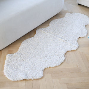 New Zealand Sheepskin | Short Curly Wool | Rug 71x24 in Anthracite