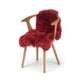 Merino Sheepskin Dyed | New Zealand | approx. 35 in Red Apple