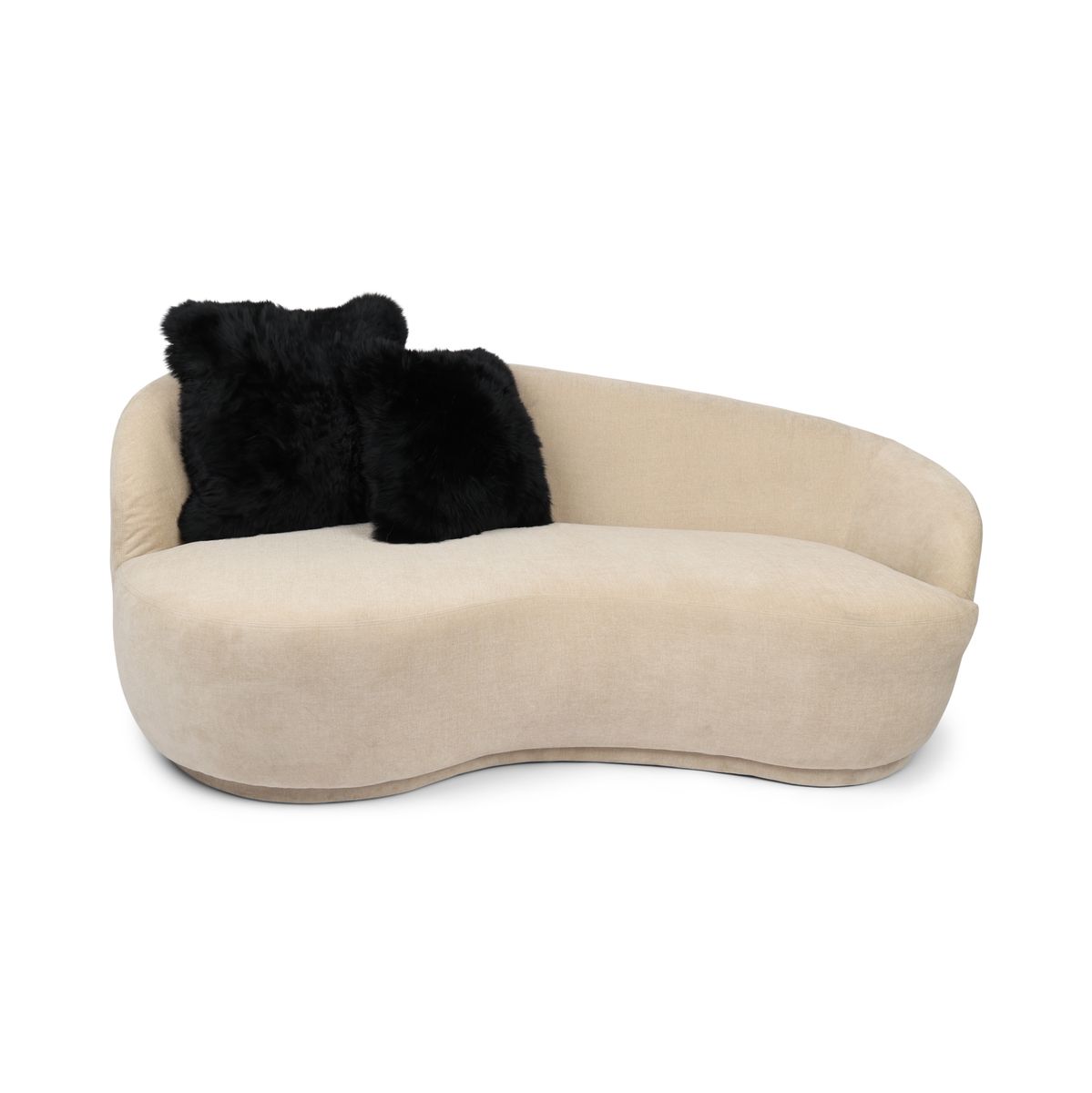 Cushion Cover | Long Wool | New Zealand Black