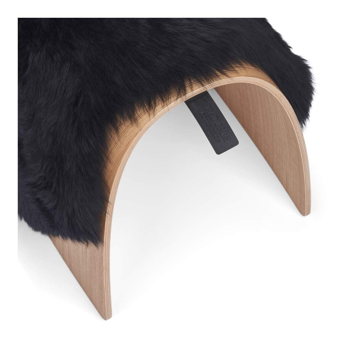 Sheep Stool Cover Black