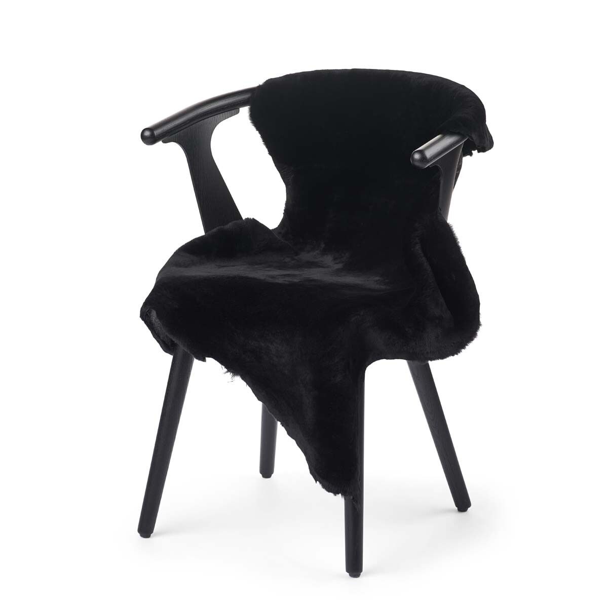 Double Face Sheepskin | Australia | 35 in Black