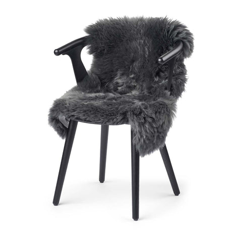 New Zealand Sheepskin | Long Wool | 100 cm Steel