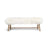Bench with Tibetan Sheepskin | Oak Legs