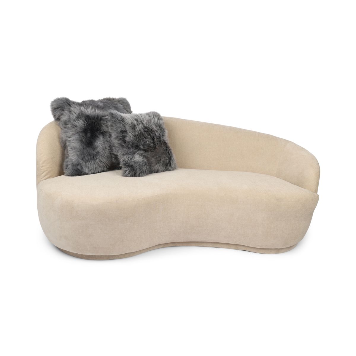 Cushion Cover | Long Wool | New Zealand Steel