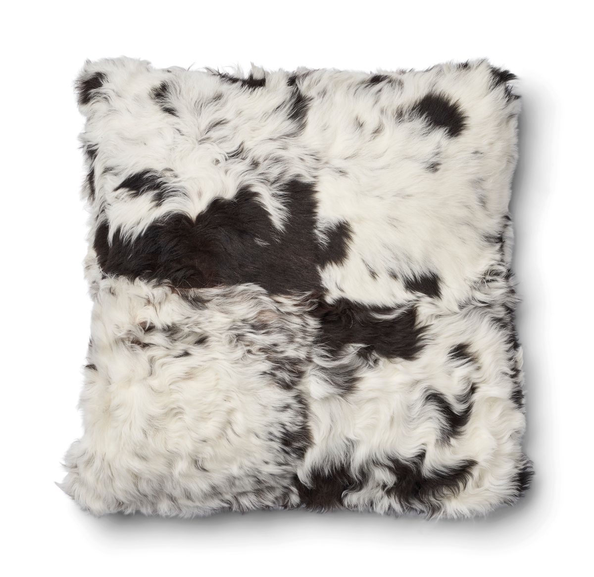 Tigrado Lamb Cushion | Doublesided  Black/White Mix