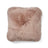 Long-Wool Sheepskin Doublesided Cushion Stucco Sand