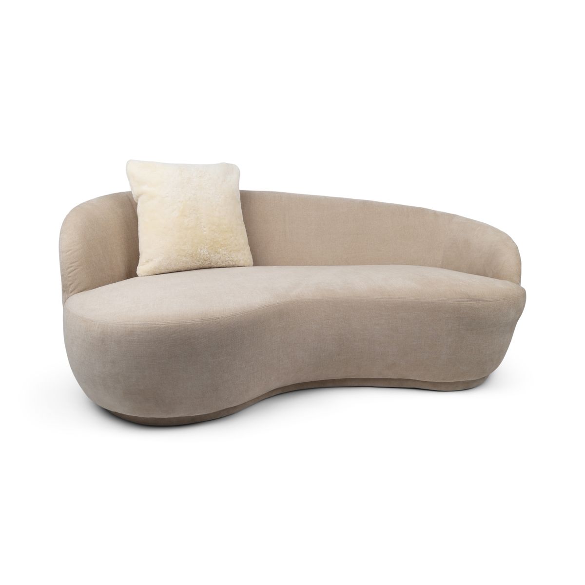 Premium Sheepskin Cushion | Long Wool | New Zealand | Doublesided Pearl