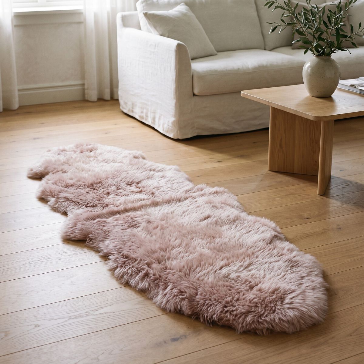 Merino Double Sheepskin | Long Wool | 67x24 in