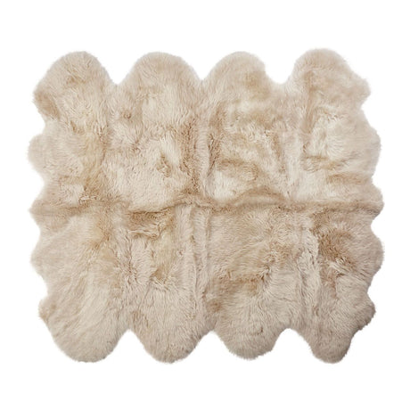 New Zealand Sheepskin | Long Wool | Rug 180x214 cm Linen