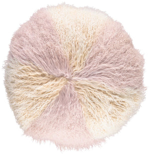 Curly Cake Cushion | D15 in | 18 in | 24 in Arctic Sunrise/Dove