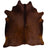 Premium Natural Cowhides | Unique, Stylish, and Sustainable | XXL Size | Brazil Natural Dark Brown