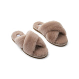 Slipper Cross Teddy Brown