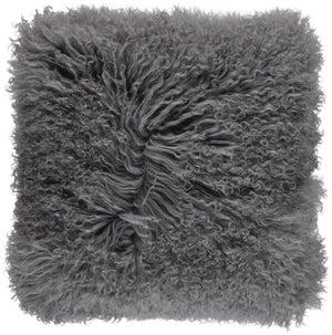 Curly Cushion | 16x16 in Steel