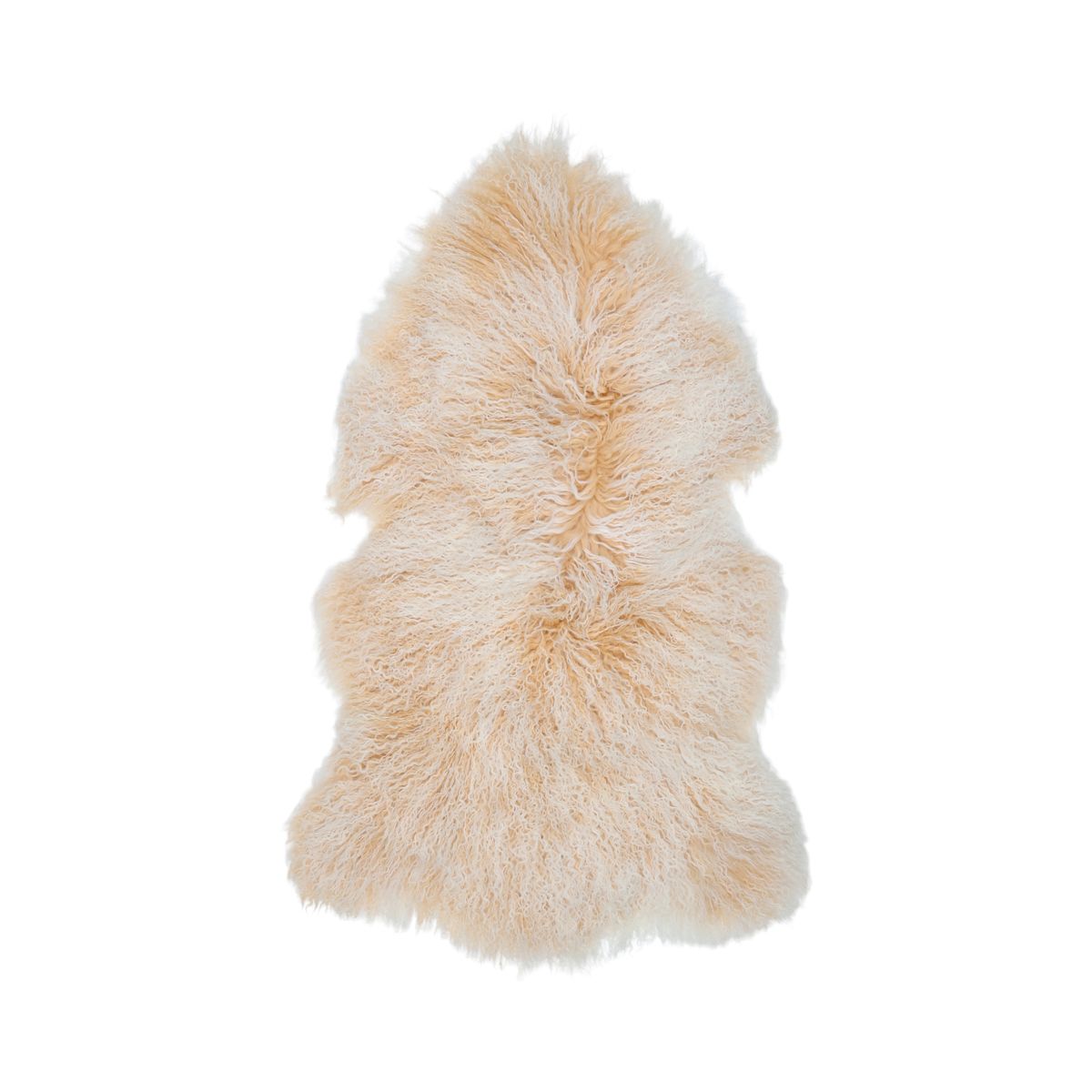 Curly Sheepskin | Tibetan | 33x20 in Arctic Sunrise