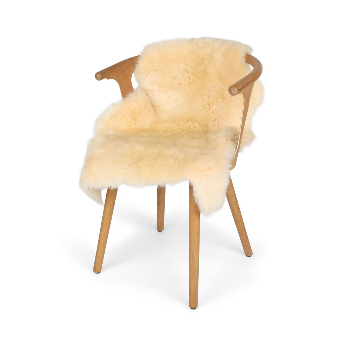 Merino Sheepskin Dyed | New Zealand | approx. 35 in Vanilla