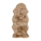 New Zealand Sheepskin | Long Wool | Rug 135 cm Taupe