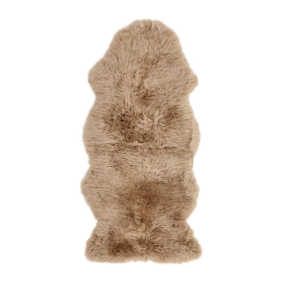 New Zealand Sheepskin | Long Wool | Rug 53 in Taupe