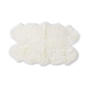 Merino Sheepskin Rug | Long Wool | 67x43 in Ivory