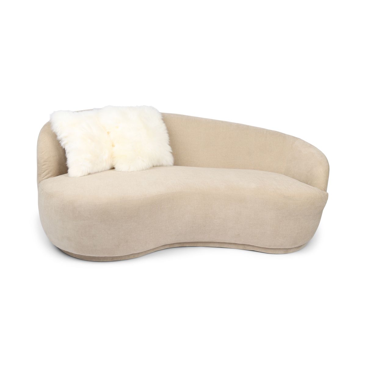 Cushion Cover | Long Wool | New Zealand Ivory