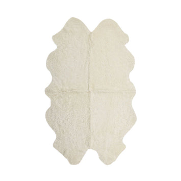 Quadruple Sheepskin Rug | New Zealand | Short Wool Curly