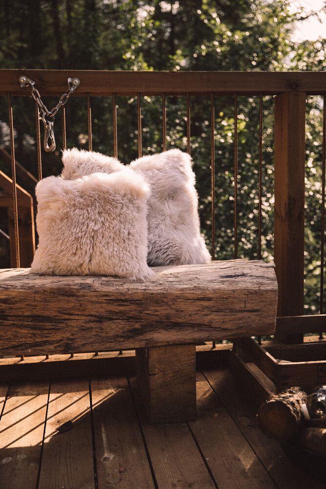 Sheepskin Cushion | Long Wool | New Zealand | 40x40 cm