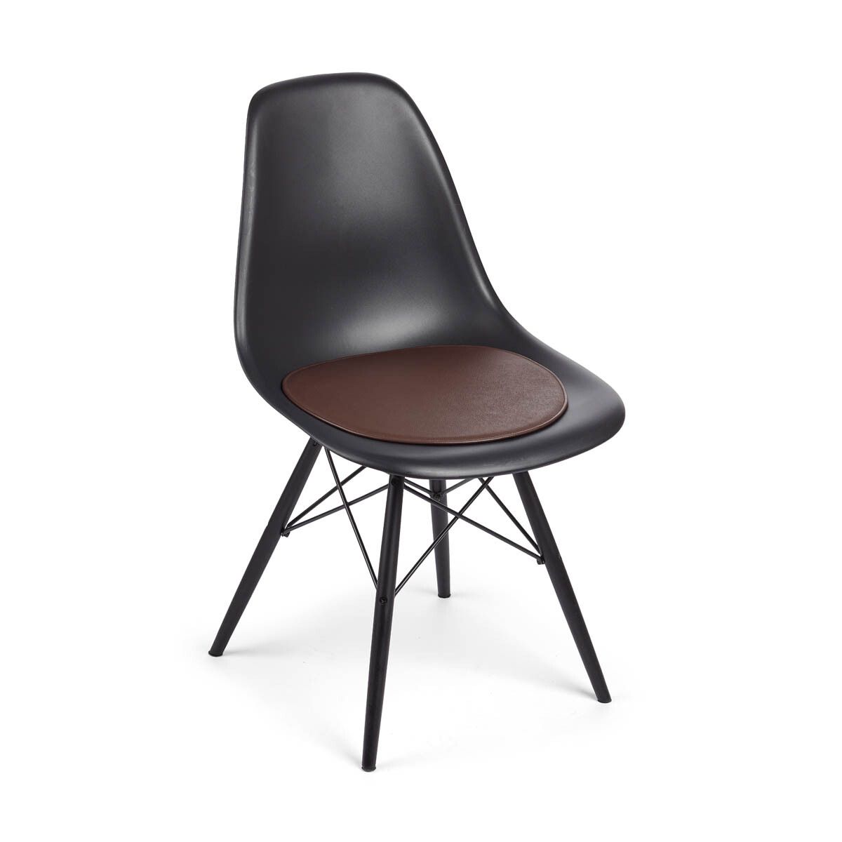 Calf Leather Seat Cover | D15 in Dark Brown
