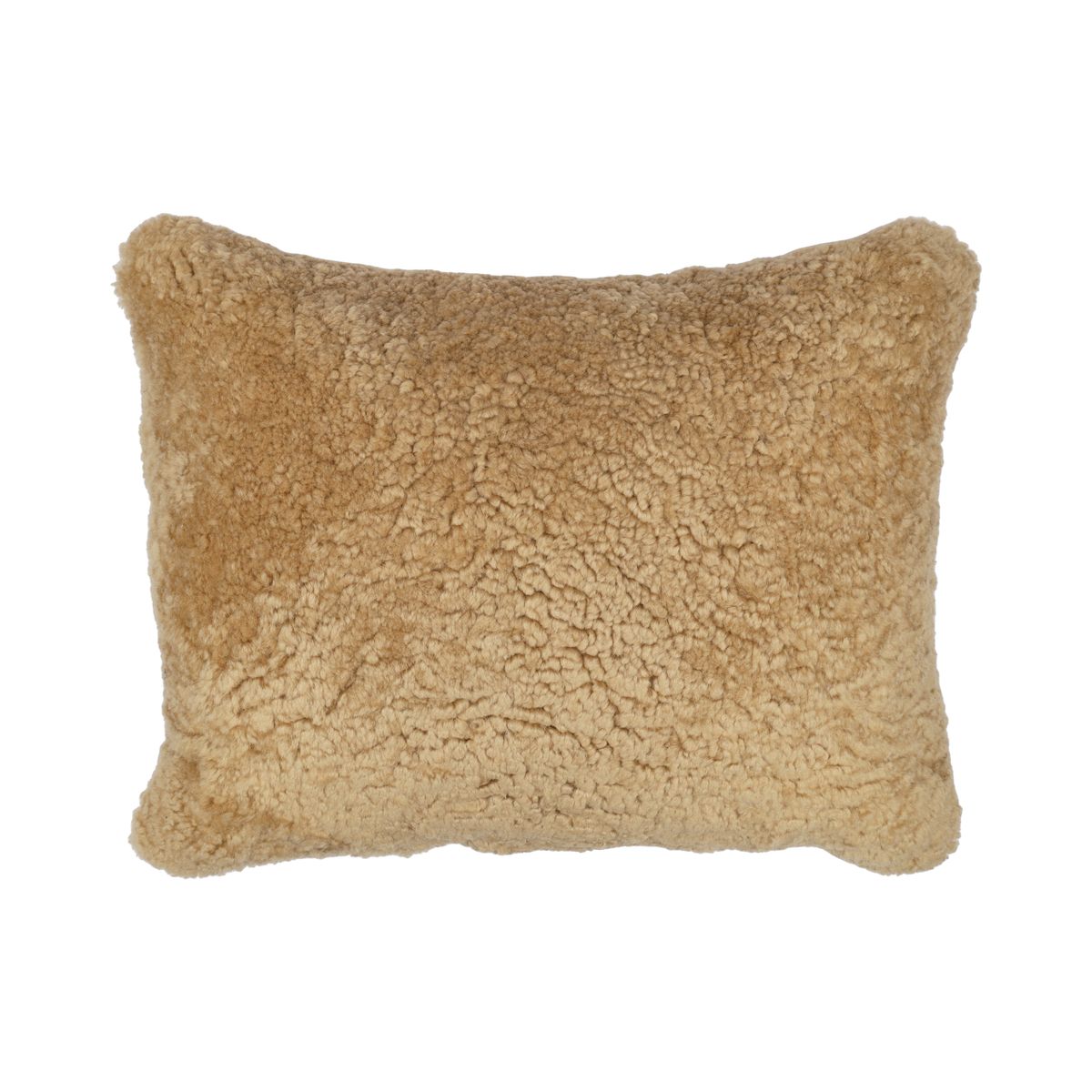 Sheepskin Cushion | Short Wool | New Zealand | Rectangular Honey