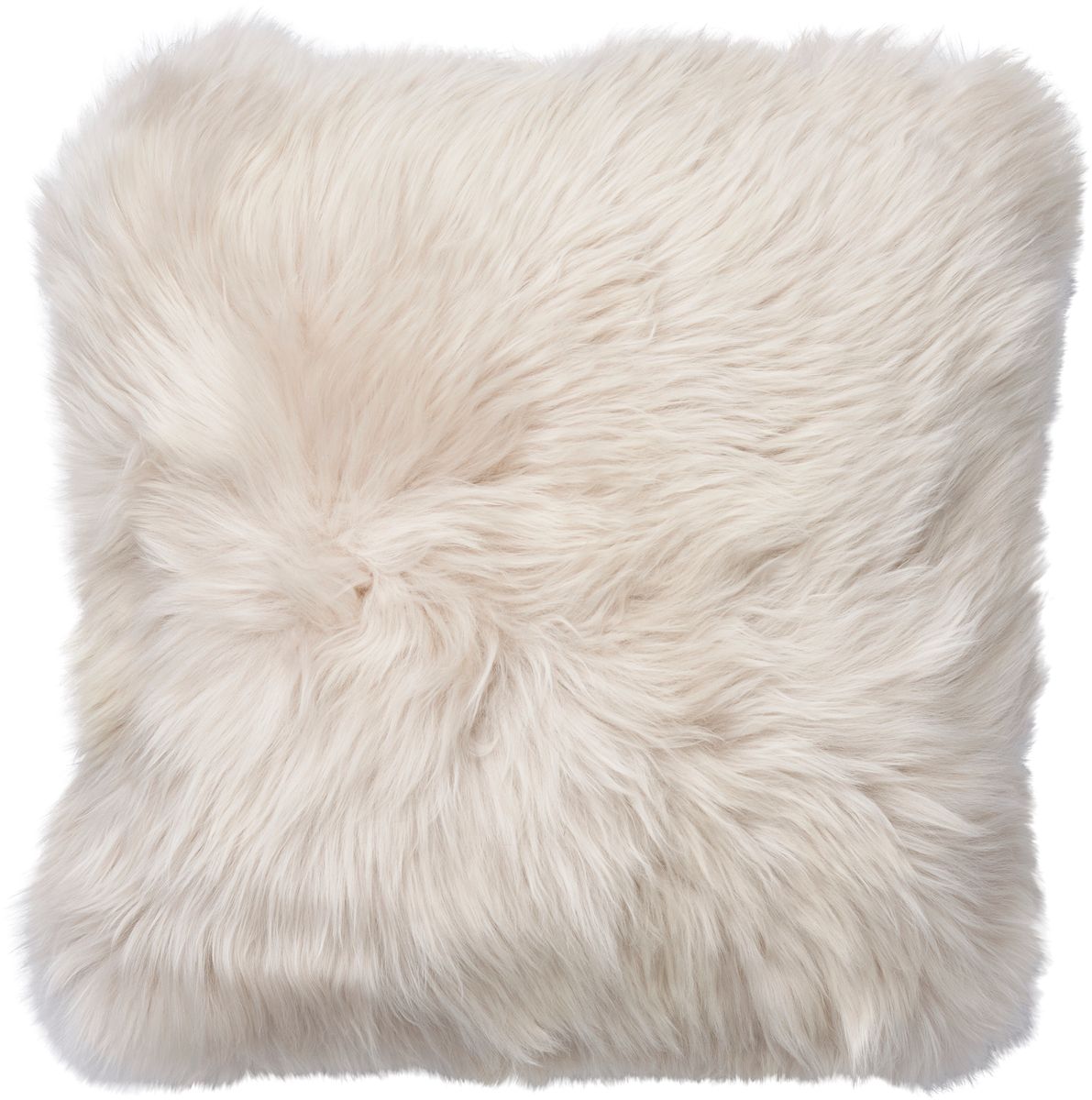 Long-Wool Sheepskin Cushion | Doublesided | 56x56 cm