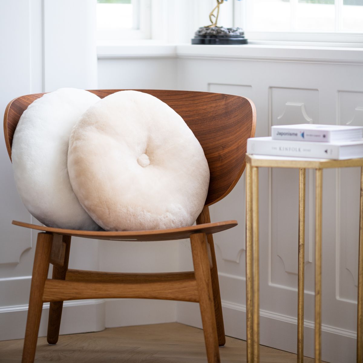 Moccasin Cushion | Doublesided | D18 in Chestnut