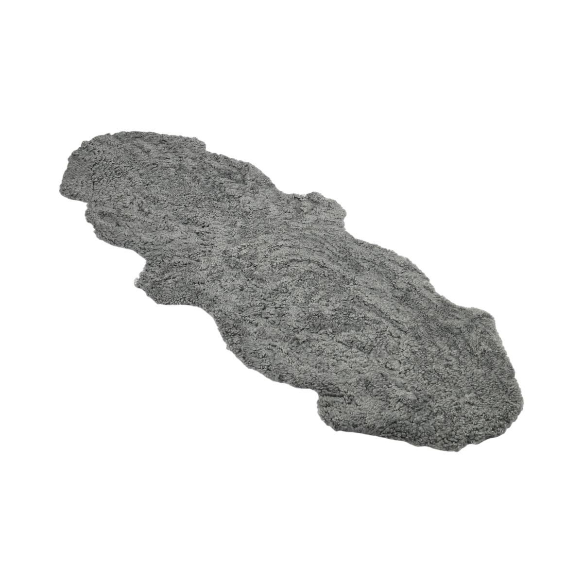 Double Sheepskin  |Short Wool | New Zealand Scandinavia Light Grey